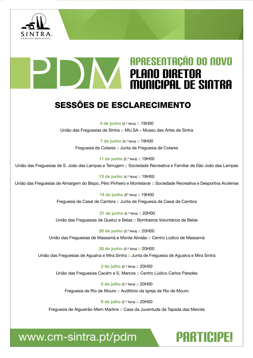 PDM 2018 sessoes